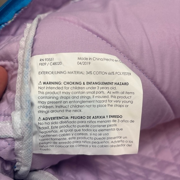 Floral Blue Backpack - Picture 3 of 4